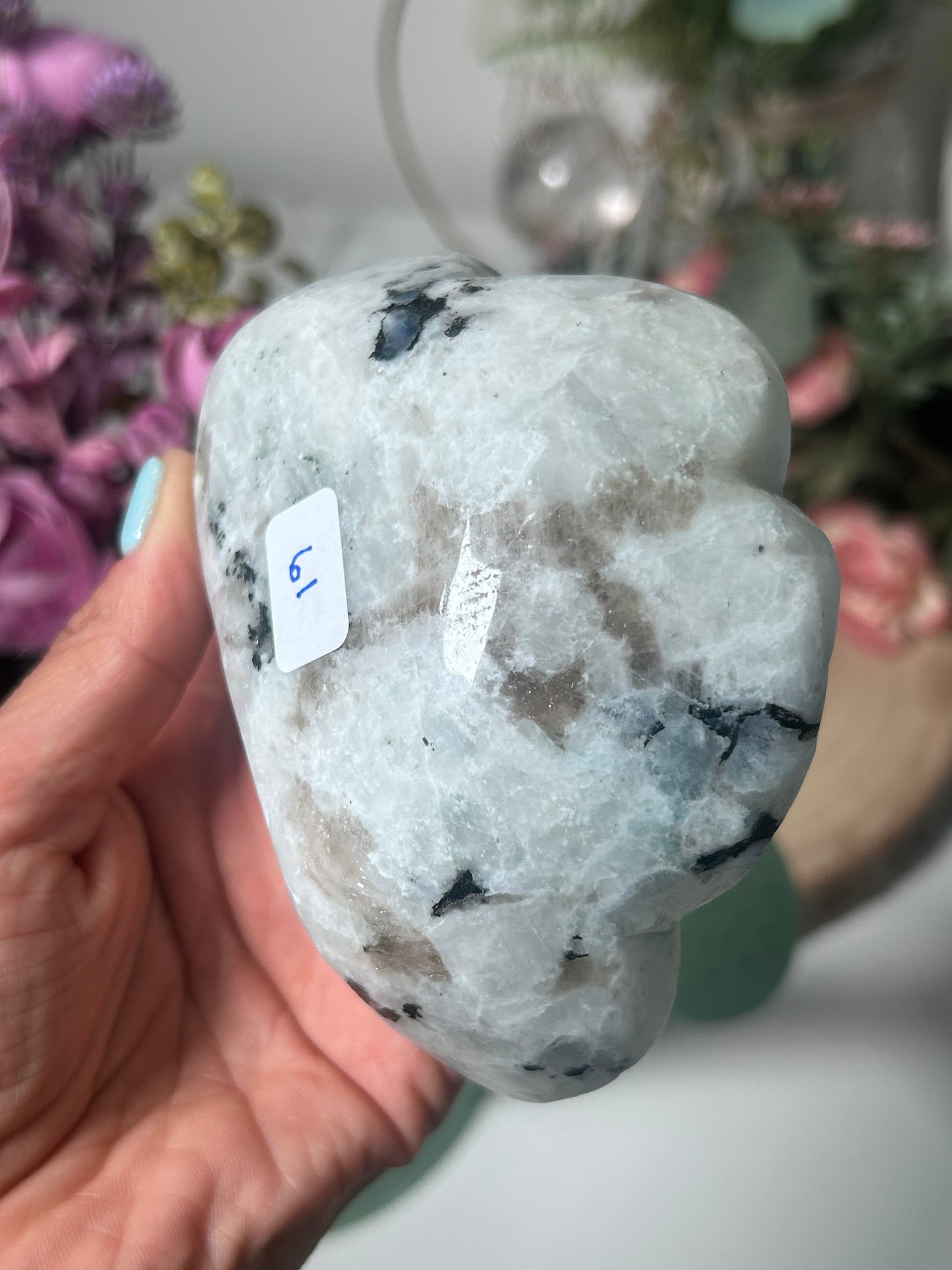 Rainbow Moonstone Cloud Bowl 61