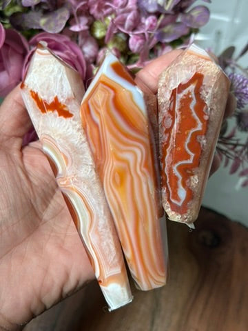 Sardonyx Quartz Wands