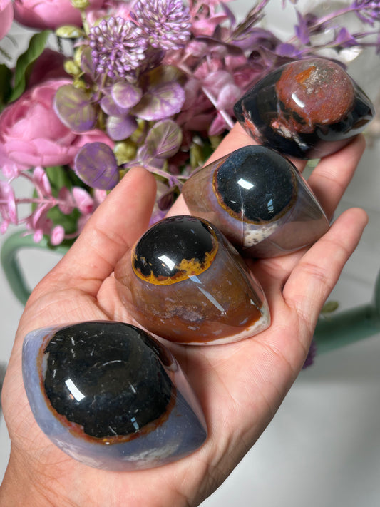 Shiva Eye Agates 26b, 27a, 27b
