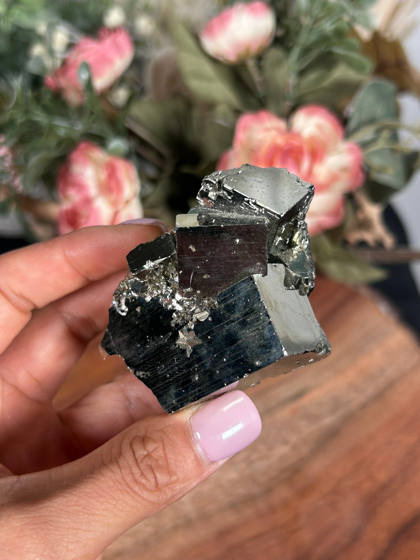 Pyrite from Racracancha Mine, Pasco Peru