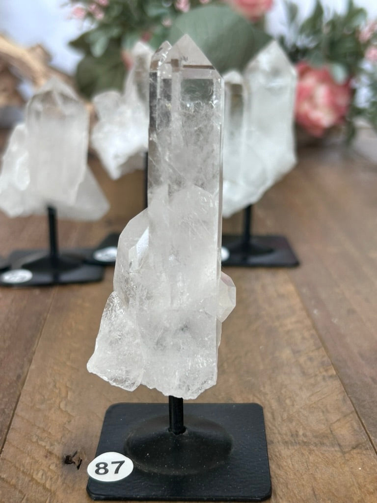 Twin Quartz On Stand 83, 84, 85, 86, 87