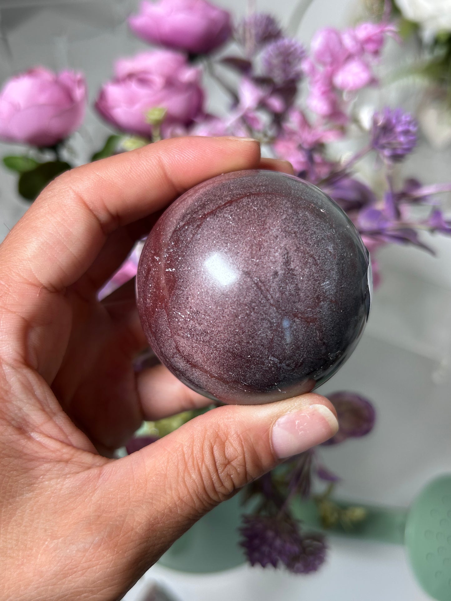 Porcelain Jasper From Mexico Sphere 78a