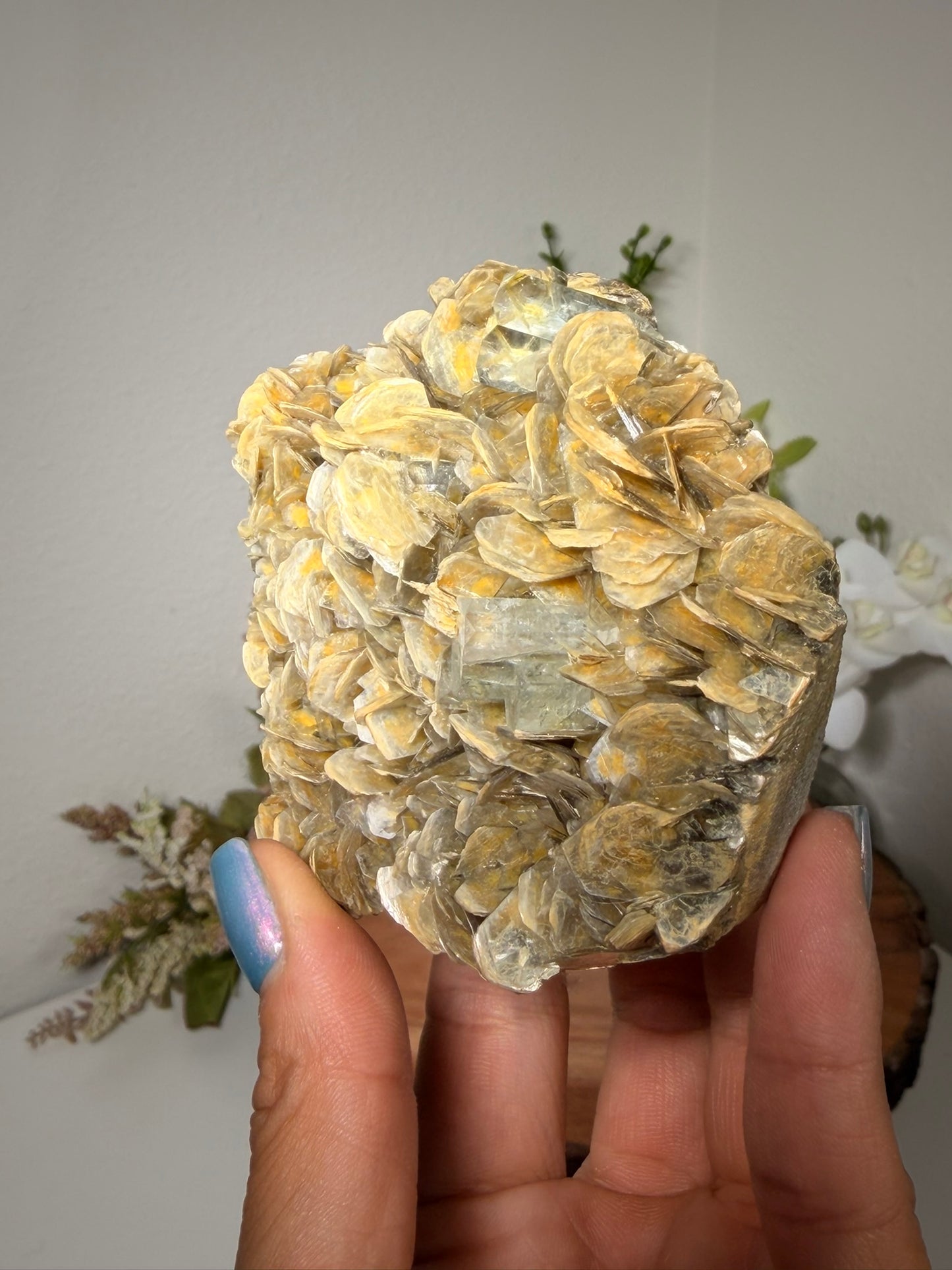 Himalayan Aquamarine on Muscovite 360