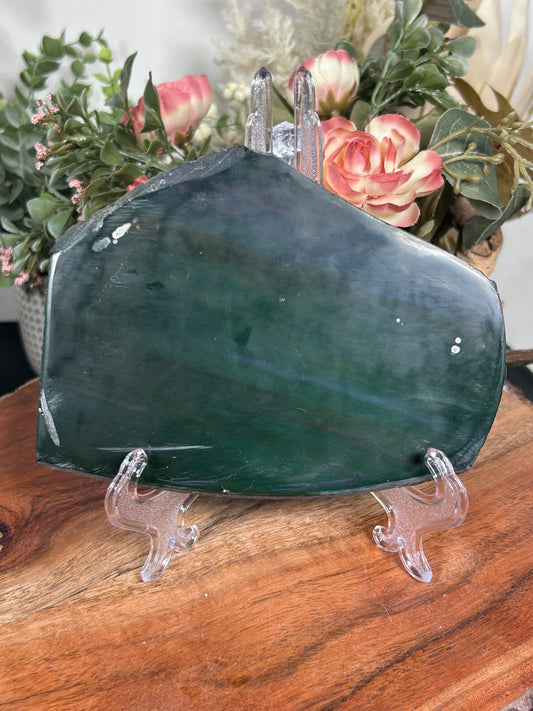 Northern Lights Obsidian Slab