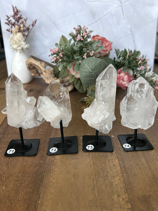 Twin Quartz On Stand 71, 72, 73, 74
