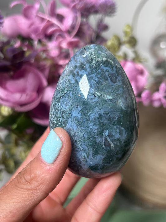 Moss Agate Egg 42