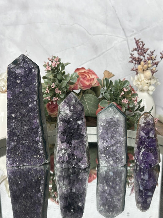 Amethyst Geode Tower