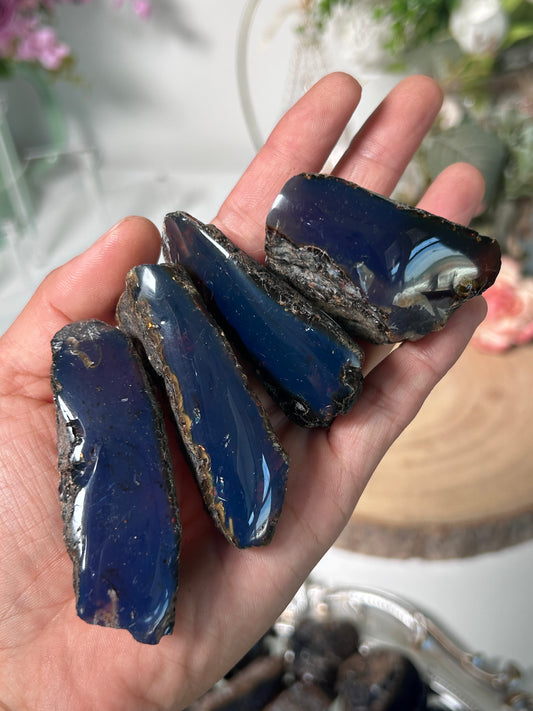 Indonesian Blue Amber Raw