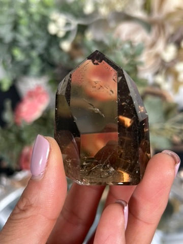 High Quality Smokey Quartz Tower From Brazil