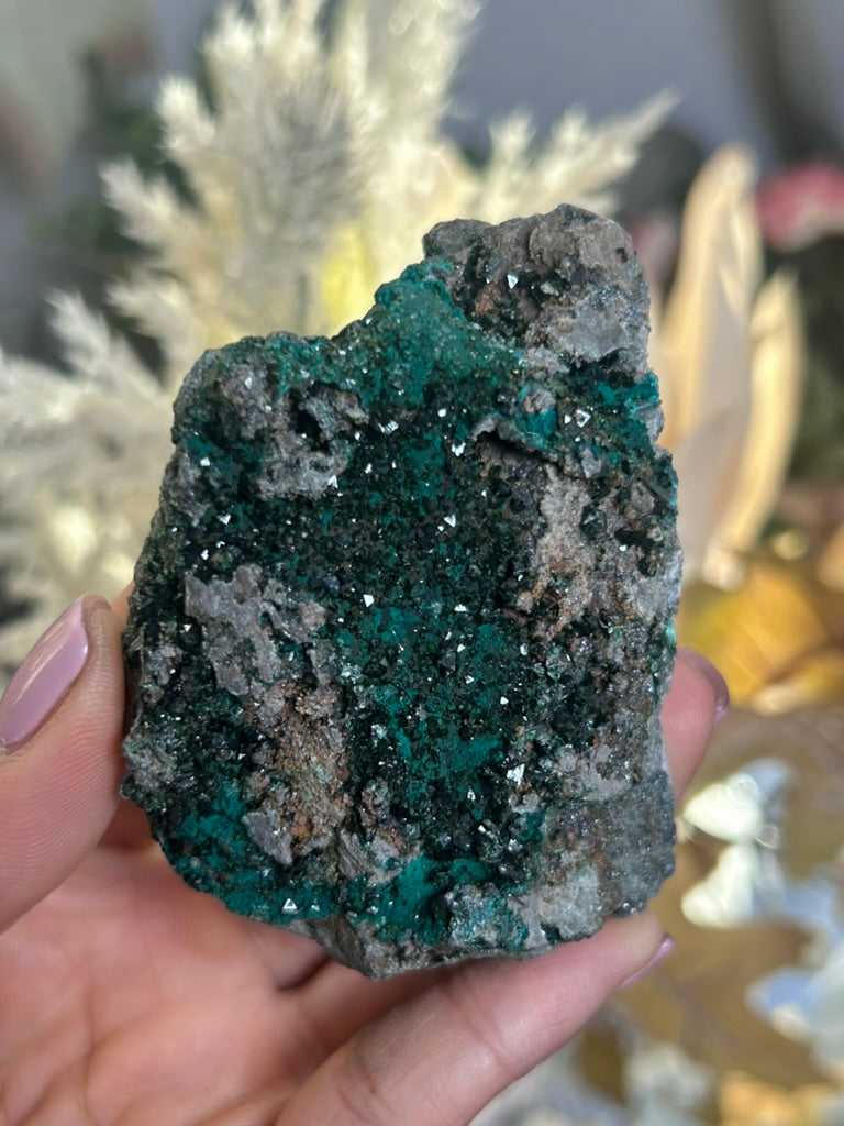 Libethenite with Malachite 36