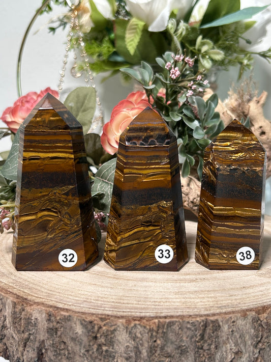 Tiger Eye with Hematite