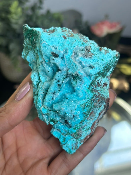 Druzy Chrysocolla Malachite 88