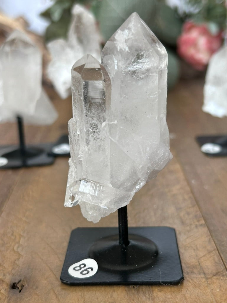 Twin Quartz On Stand 83, 84, 85, 86, 87