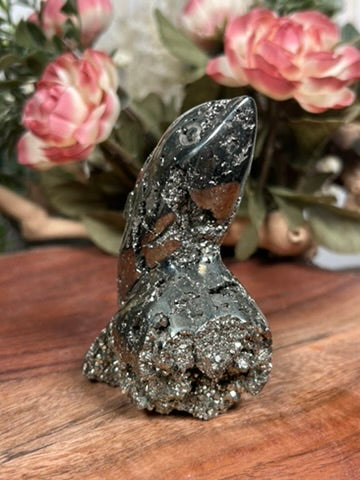 Druzy Pyrite Dolphin