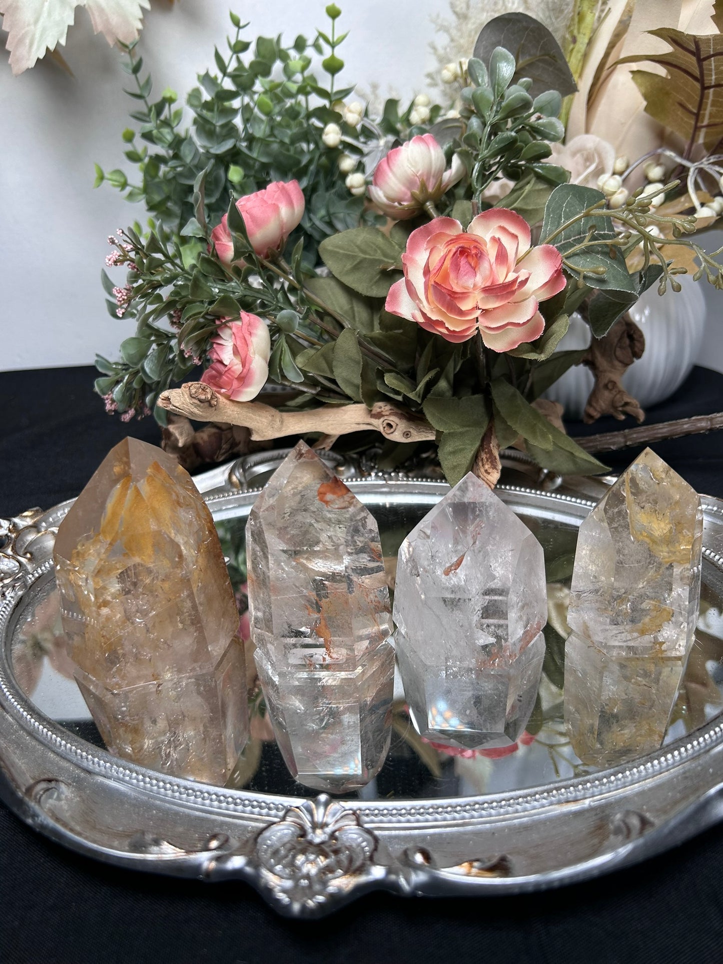 Golden Healer Fire Quartz Tower