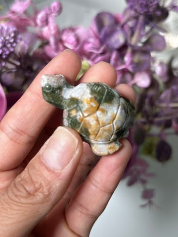 7th Vein Ocean Jasper Turtle