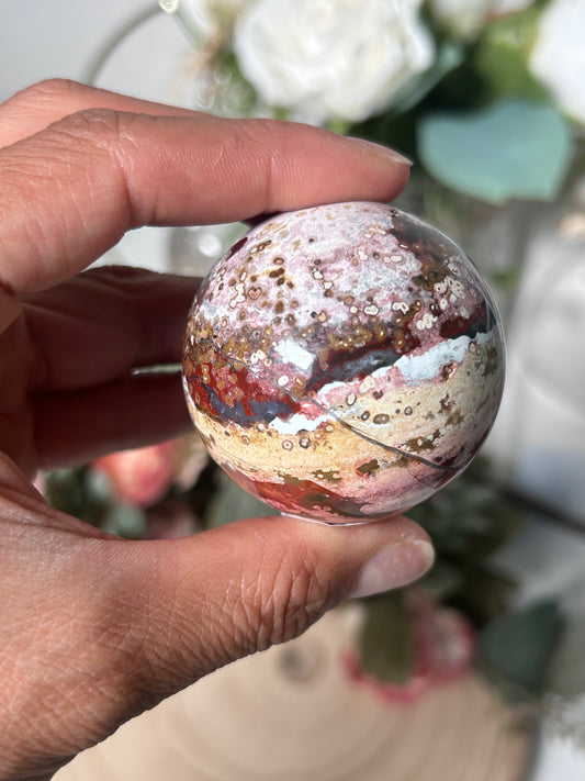 Sea Jasper From India Sphere 52