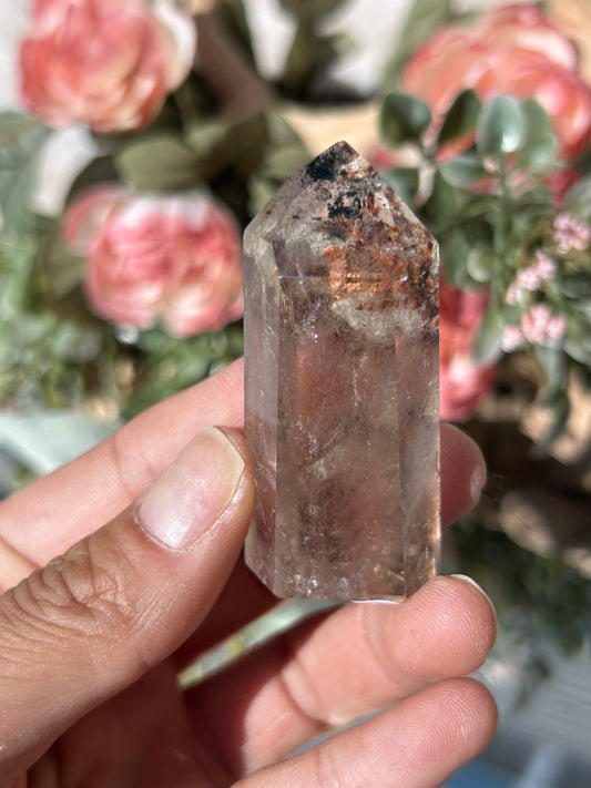 Smokey Garden Quartz Point 17b