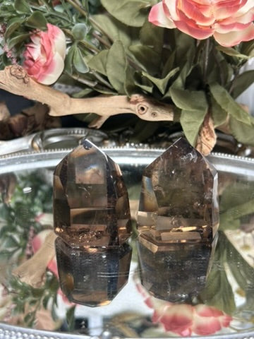 High Quality Smokey Quartz Tower From Brazil