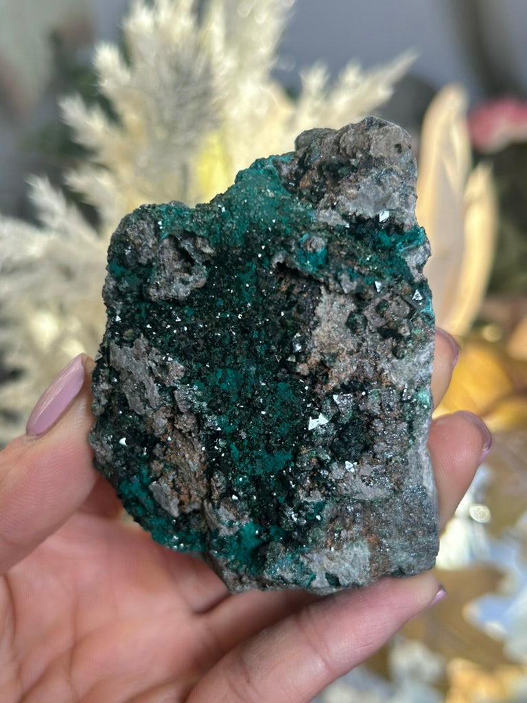 Libethenite with Malachite 36