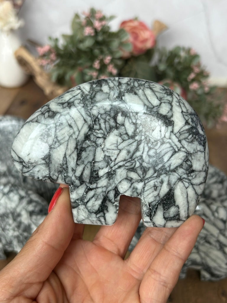 Pinolith Jasper Zuni Bears From Austria