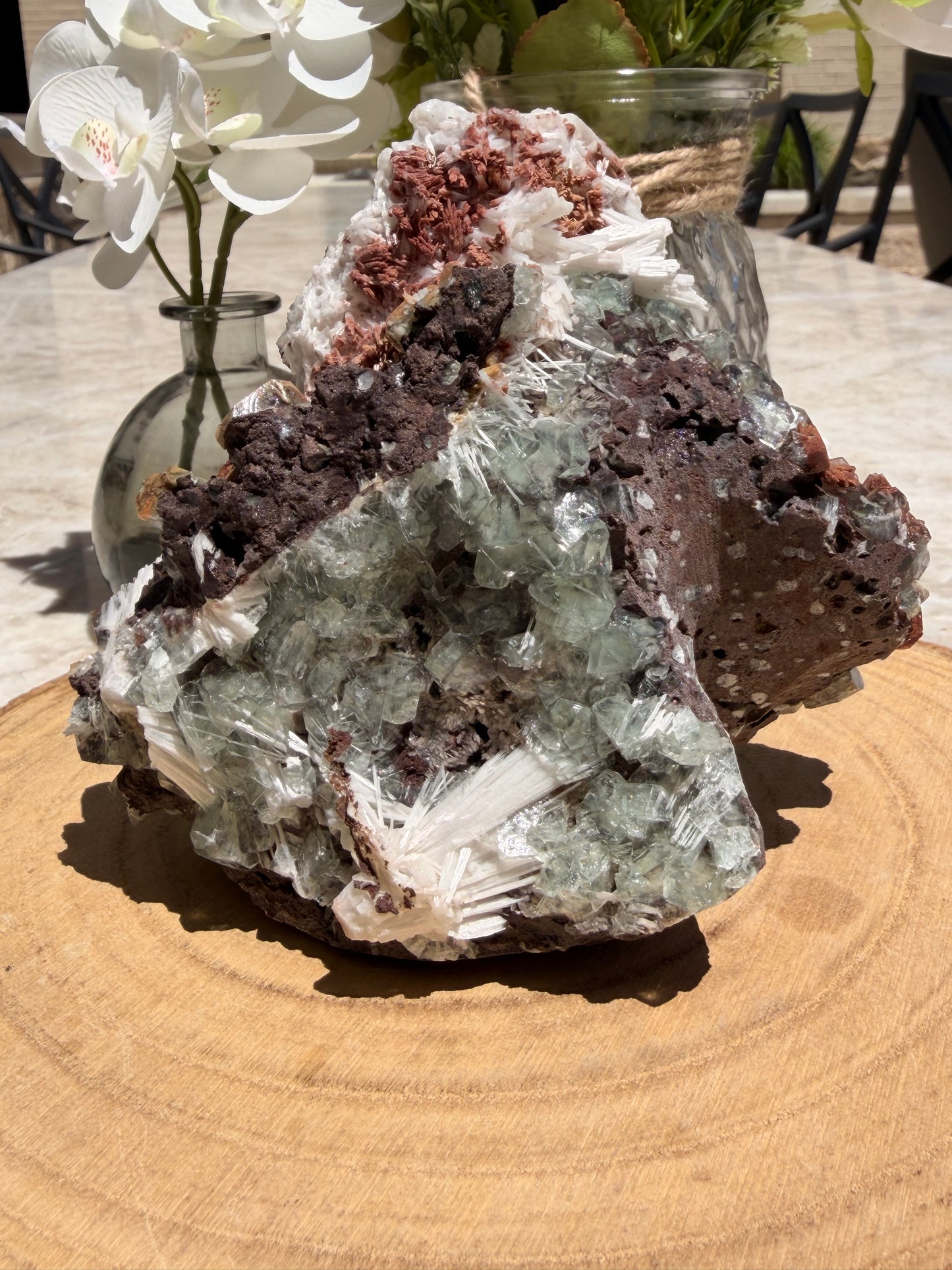 Disco Marshy Apophyllite 260b