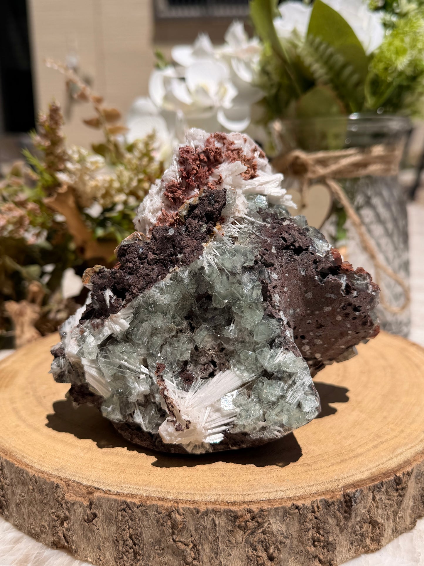 Disco Marshy Apophyllite 260b