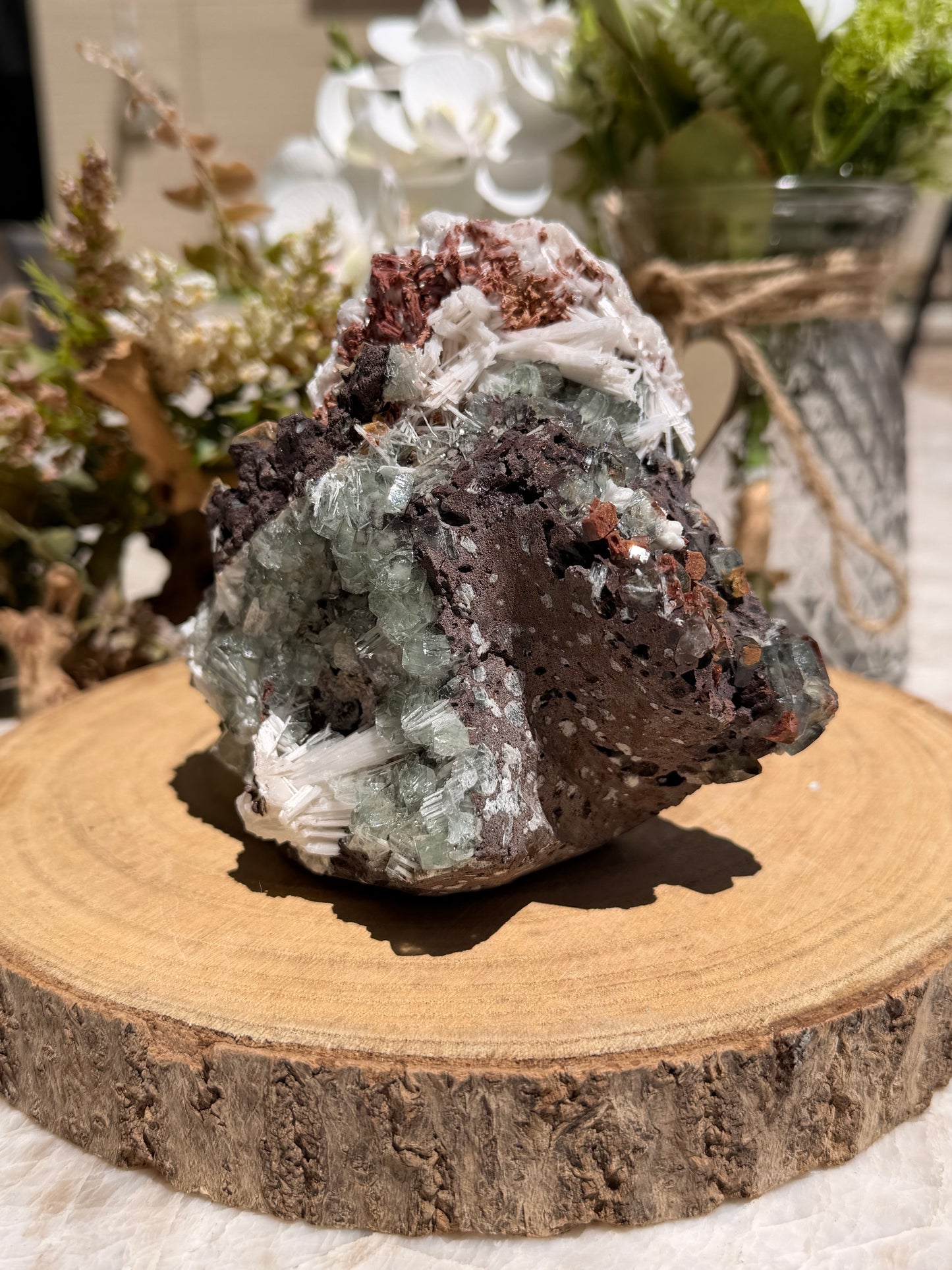 Disco Marshy Apophyllite 260b