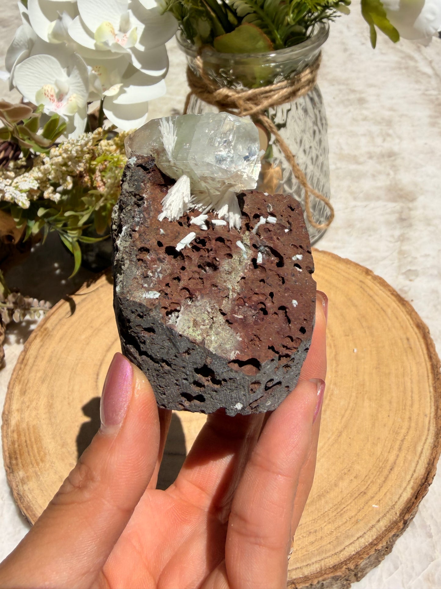 Disco Marshy Apophyllite 58