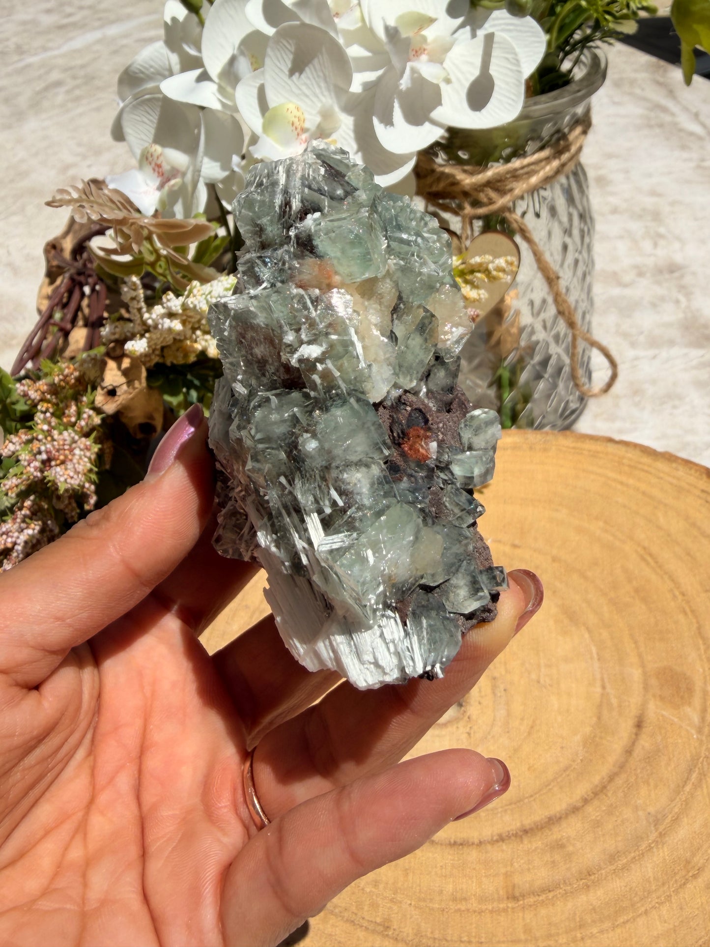 Disco Marshy Apophyllite 65a
