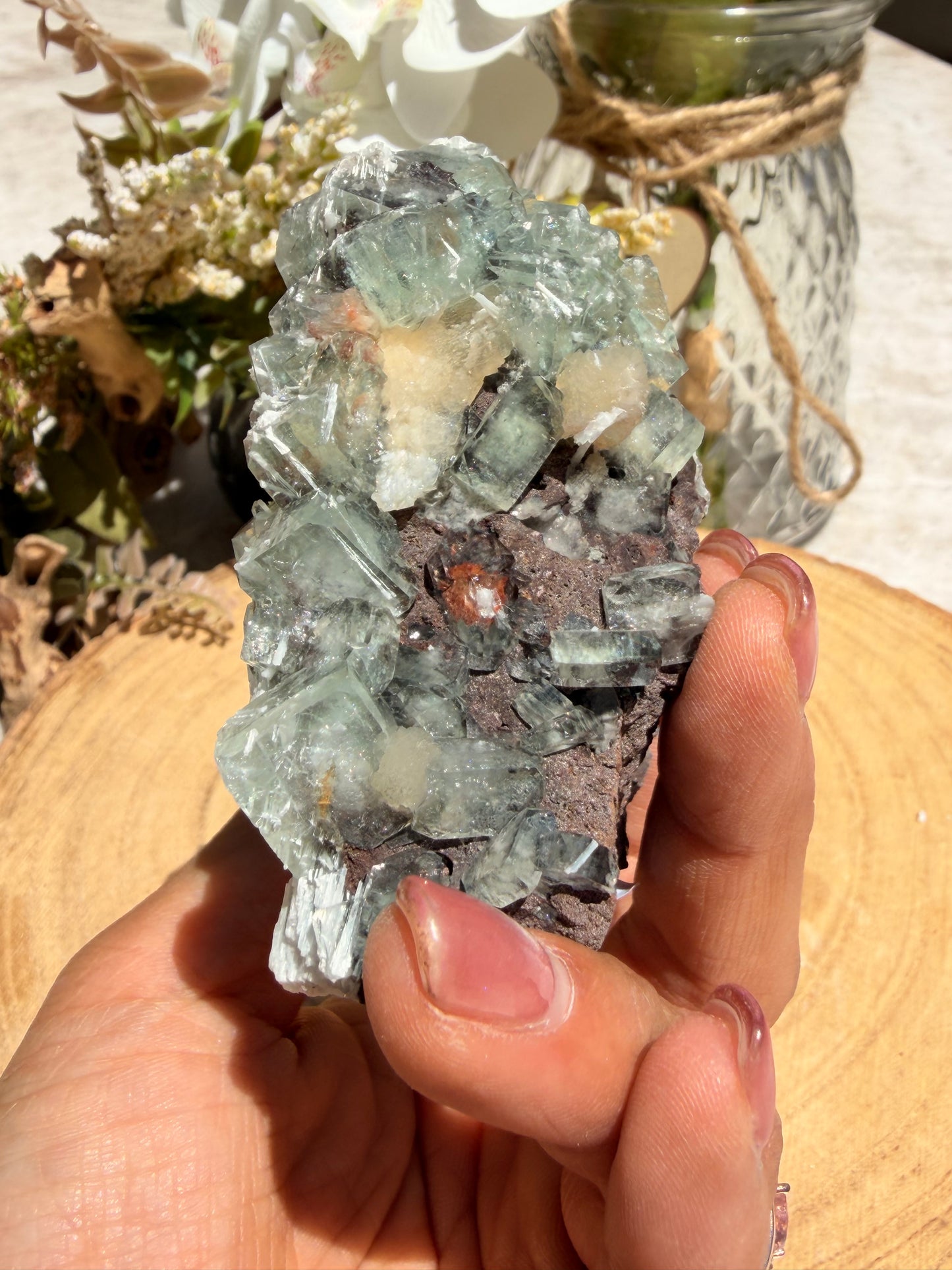 Disco Marshy Apophyllite 65a