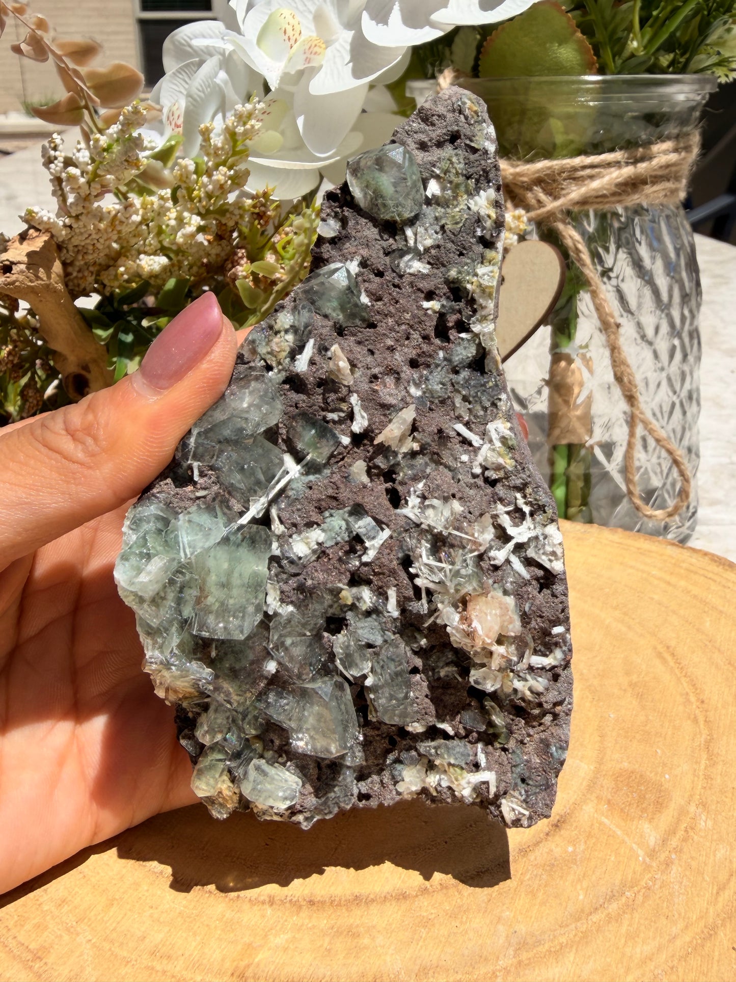 Disco Marshy Apophyllite 70c