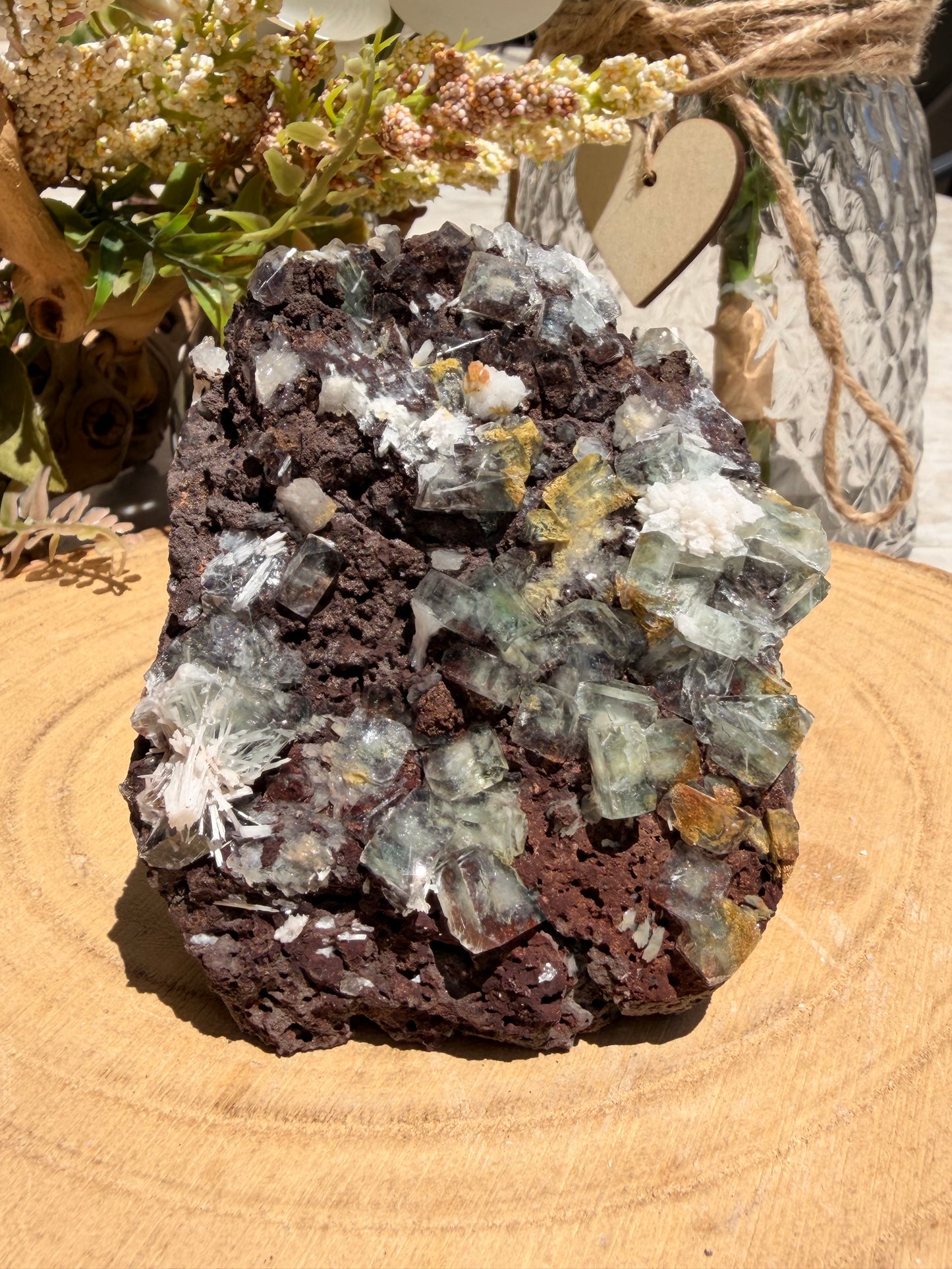 Disco Marshy Apophyllite 90b