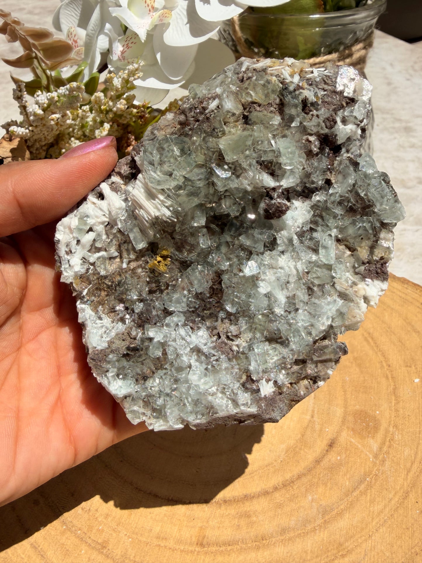 Disco Marshy Apophyllite 90