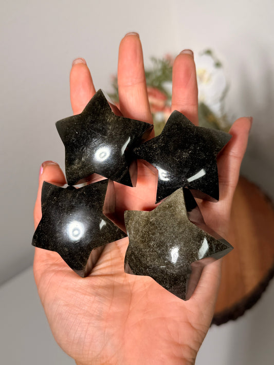 Gold Sheen Stars