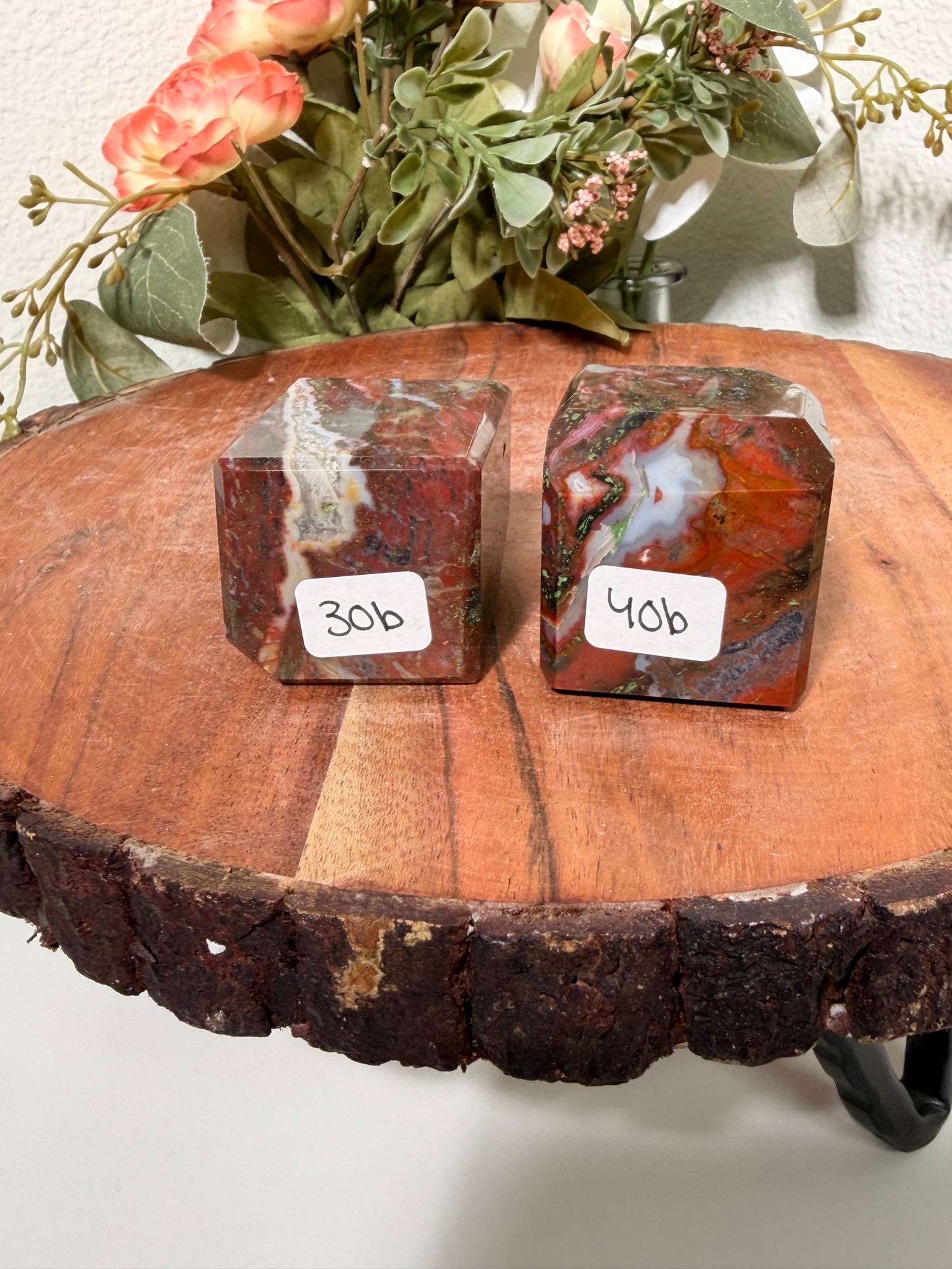 African Bloodstone + Zebra Jasper FF Tower 30b, 40b