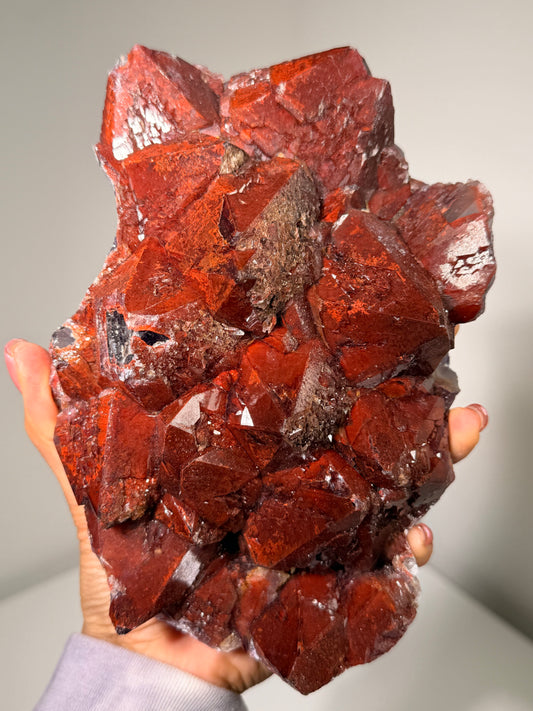 "Ruby Slippers" Alien Amethyst with Red Hematite 365
