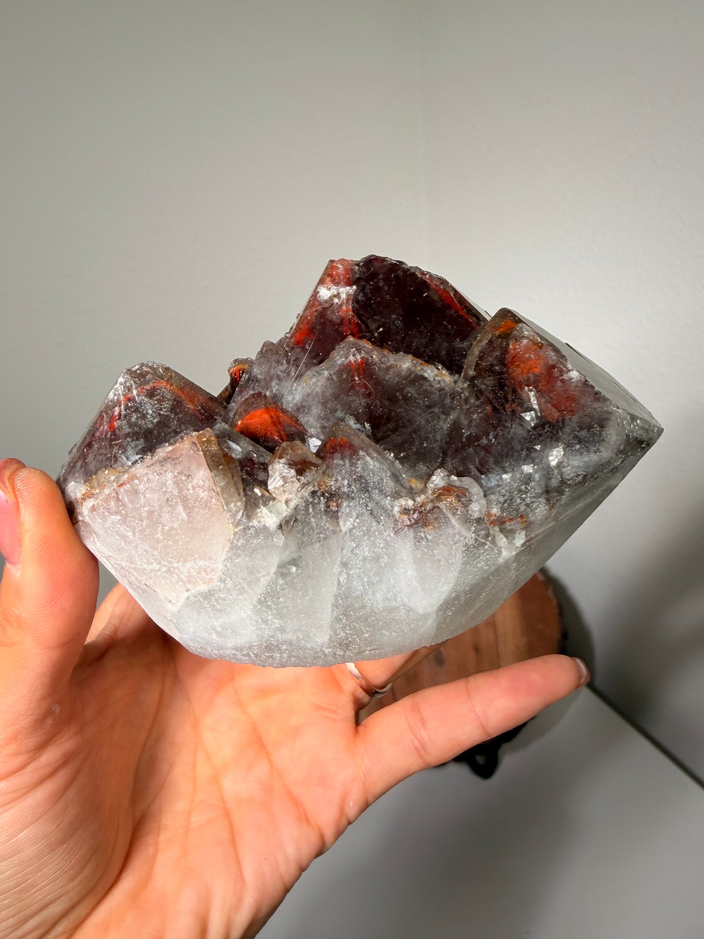 "Ruby Slippers" Alien Amethyst with Red Hematite 115