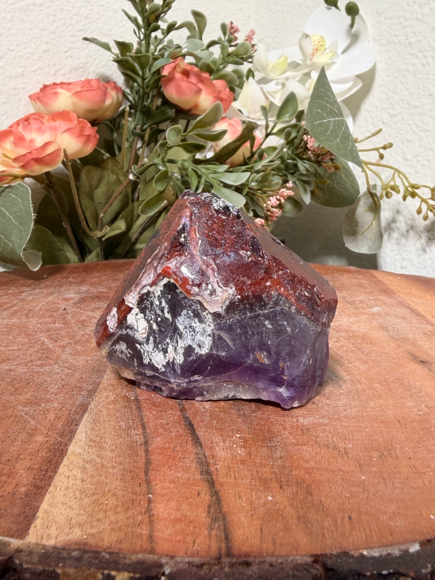 "Ruby Slippers" Alien Amethyst with Red Hematite 52