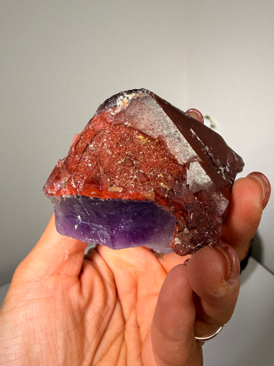 "Ruby Slippers" Alien Amethyst with Red Hematite 50