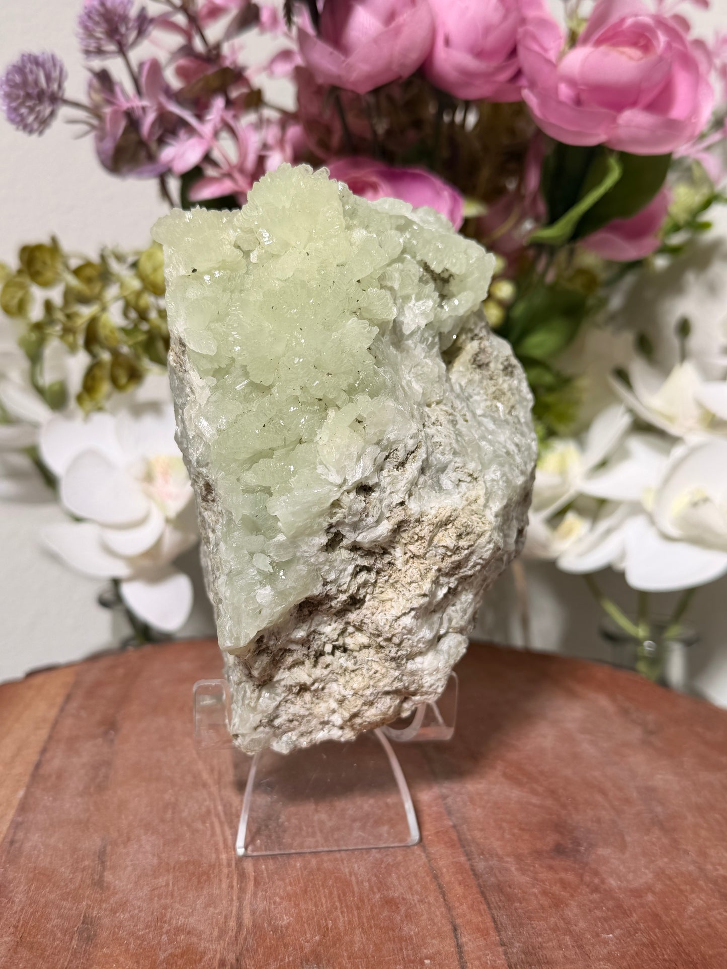 Green Prehnite from Morocco 80