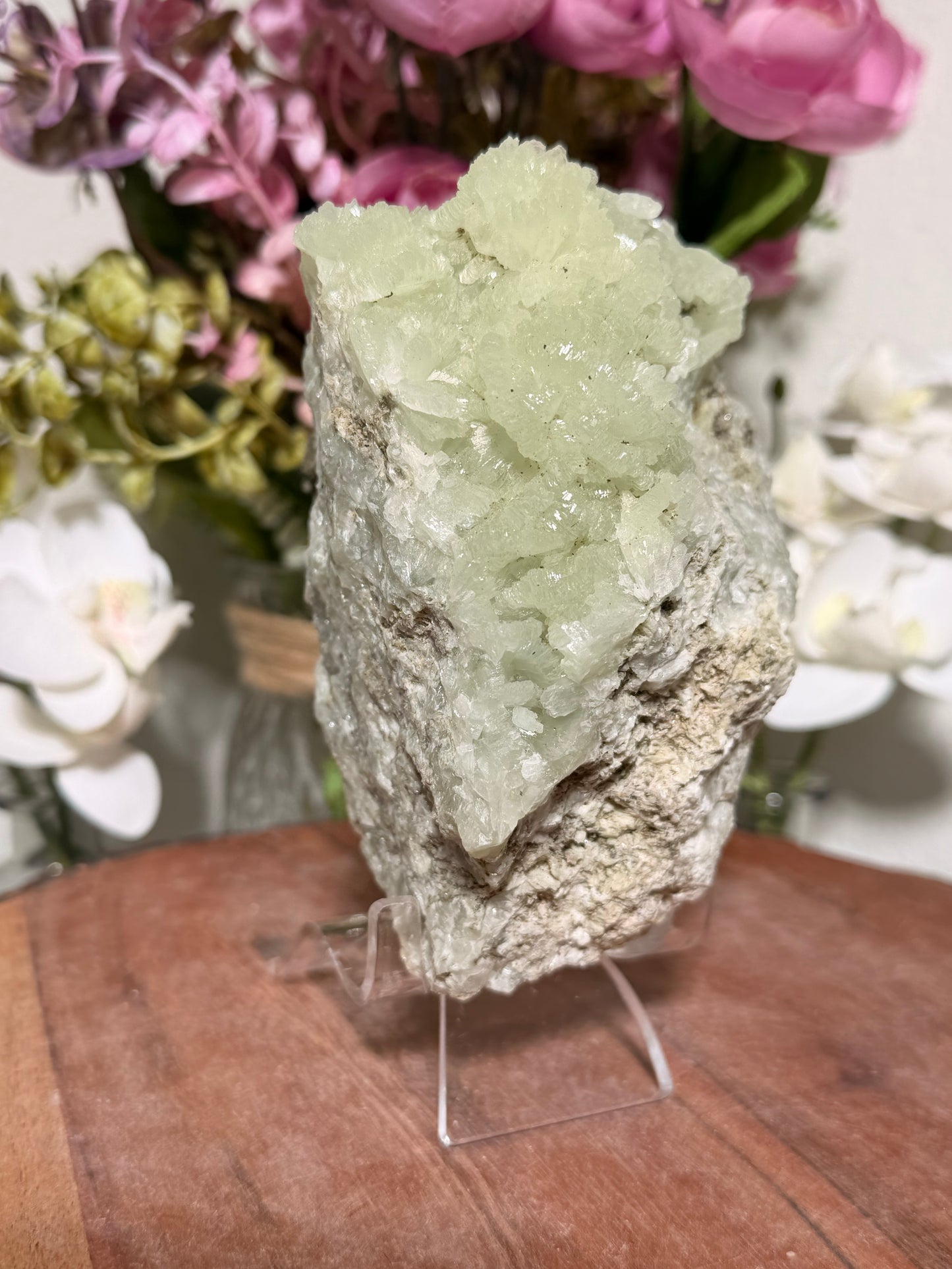 Green Prehnite from Morocco 80