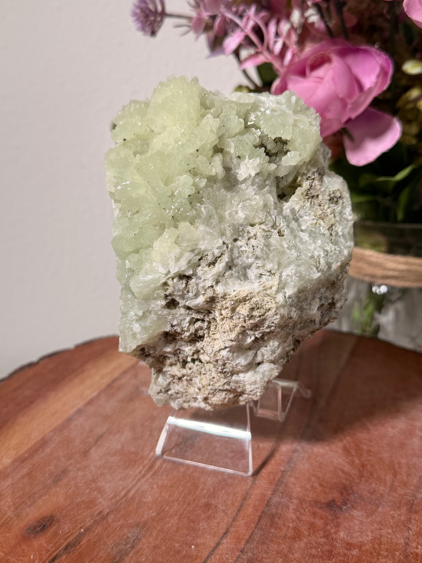 Green Prehnite from Morocco 80