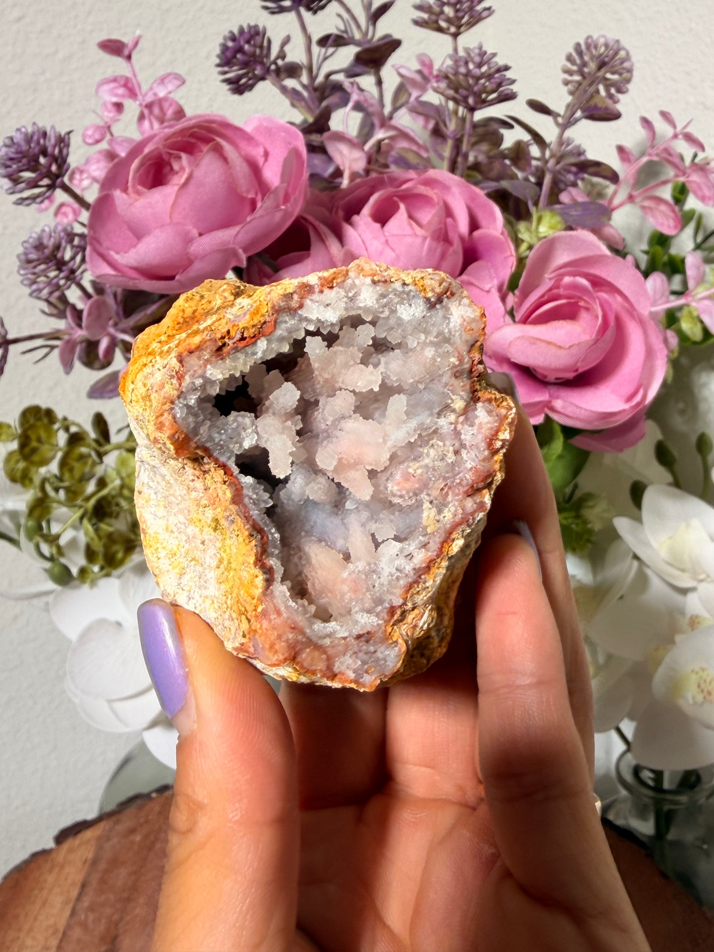 Pink Stalactites From Morocco 65