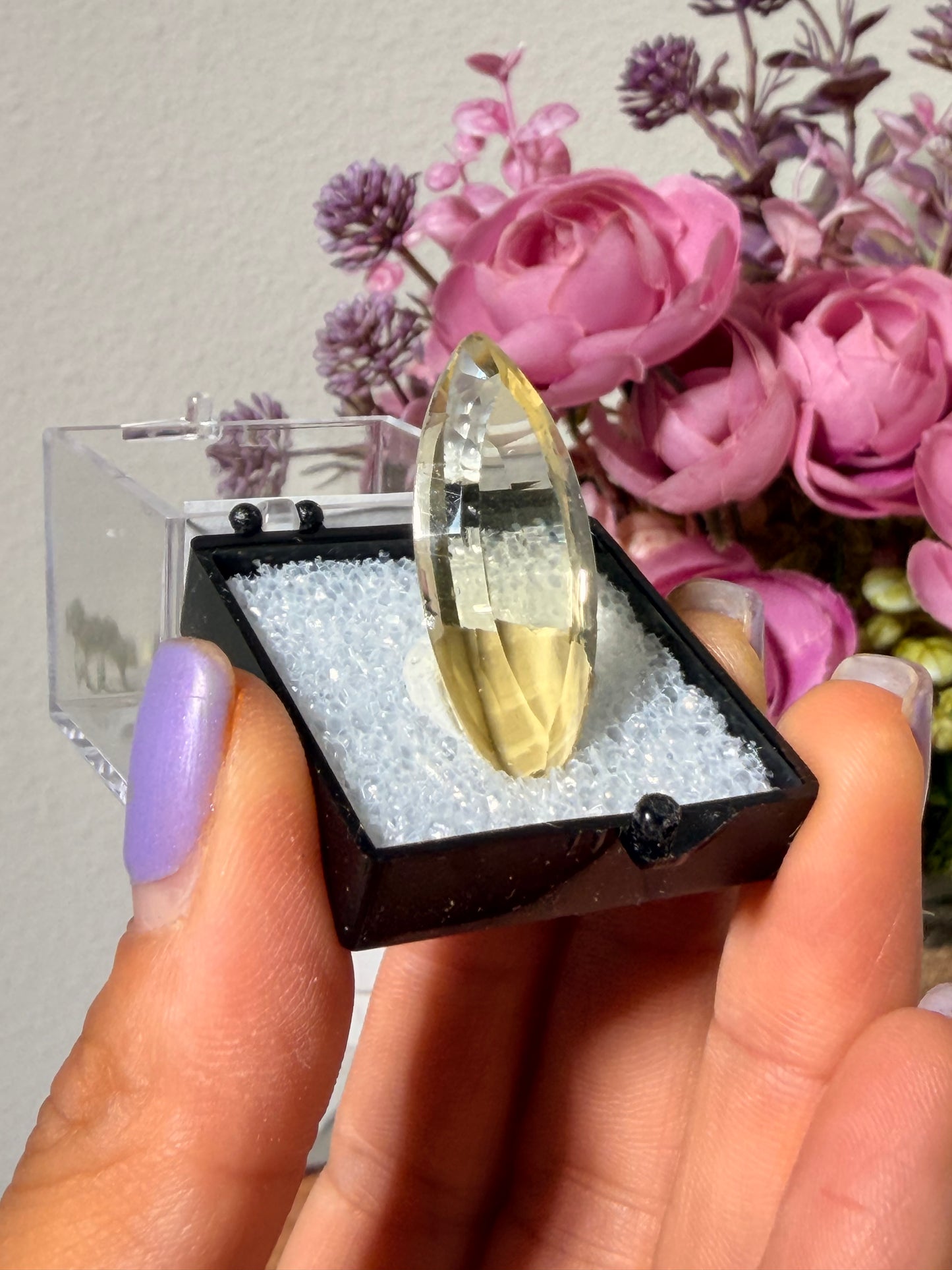 Faceted Citrine Gemstone 125