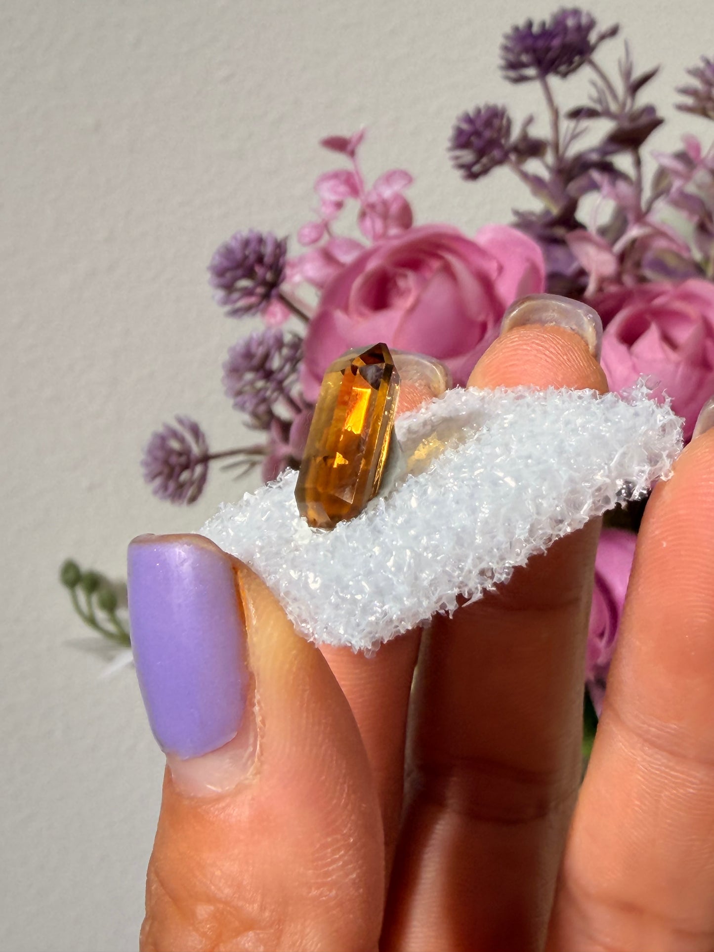 Faceted Citrine Gemstone 75
