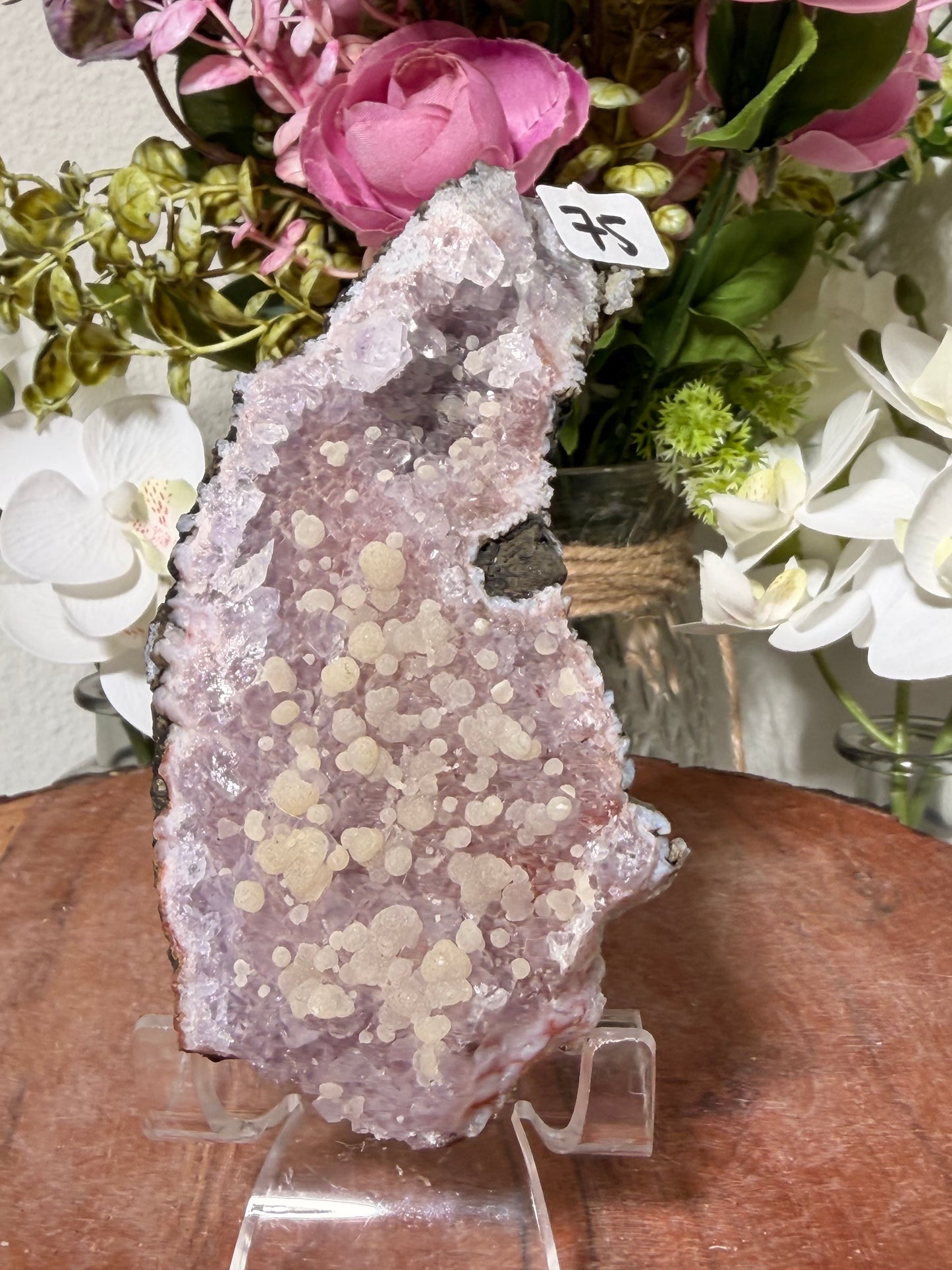 Amethyst with Calcite From Morocco