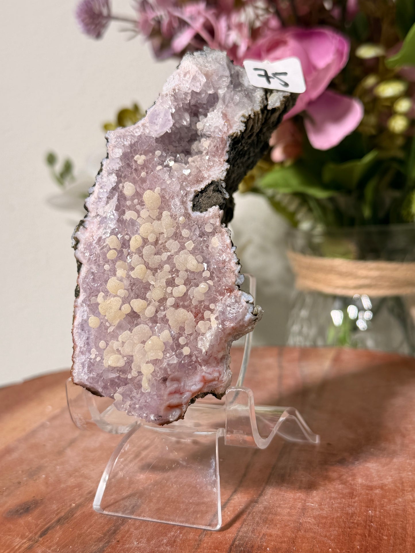 Amethyst with Calcite From Morocco