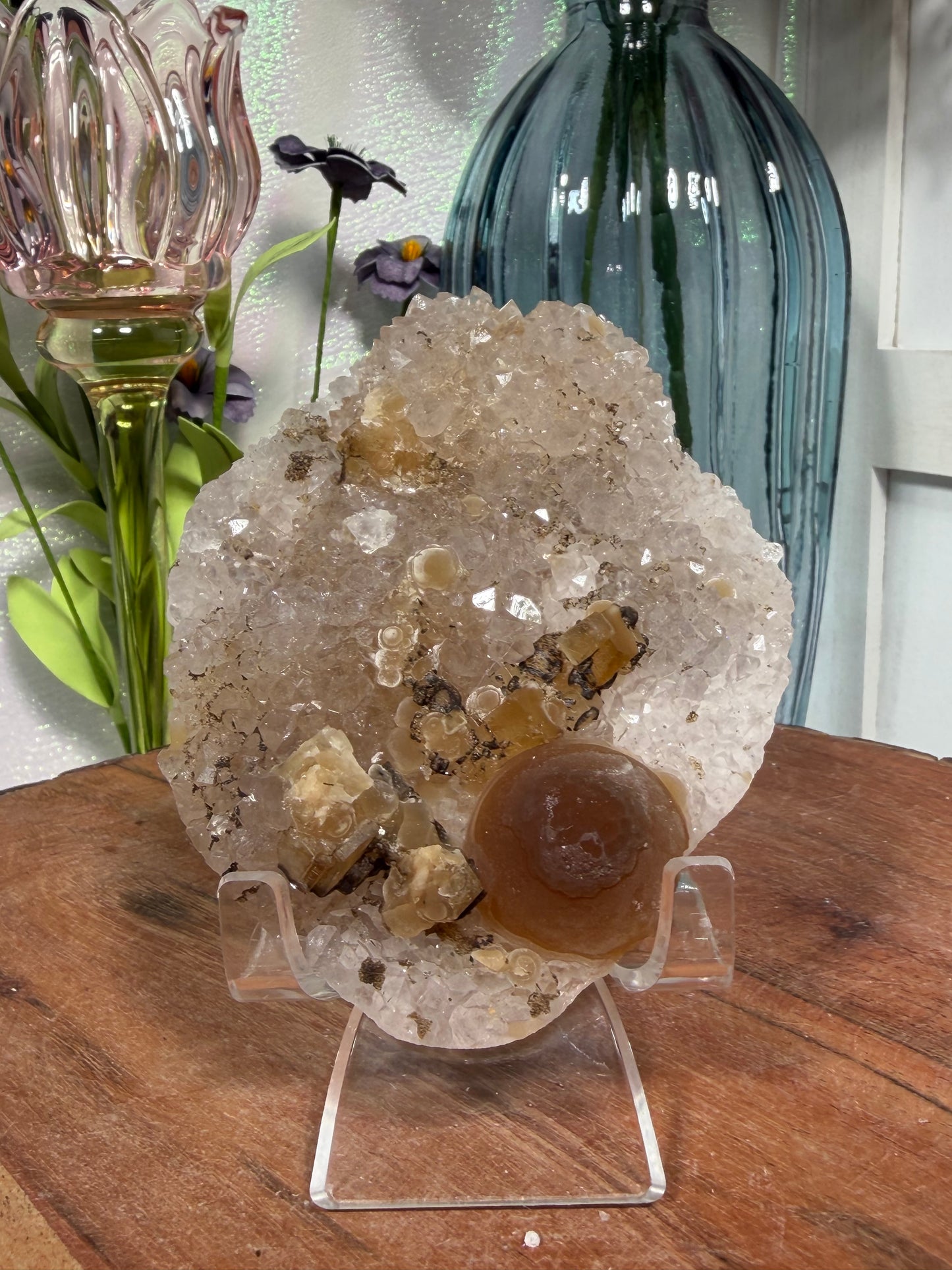 'Fairy Lantern' 111 Amethyst & Pyrite