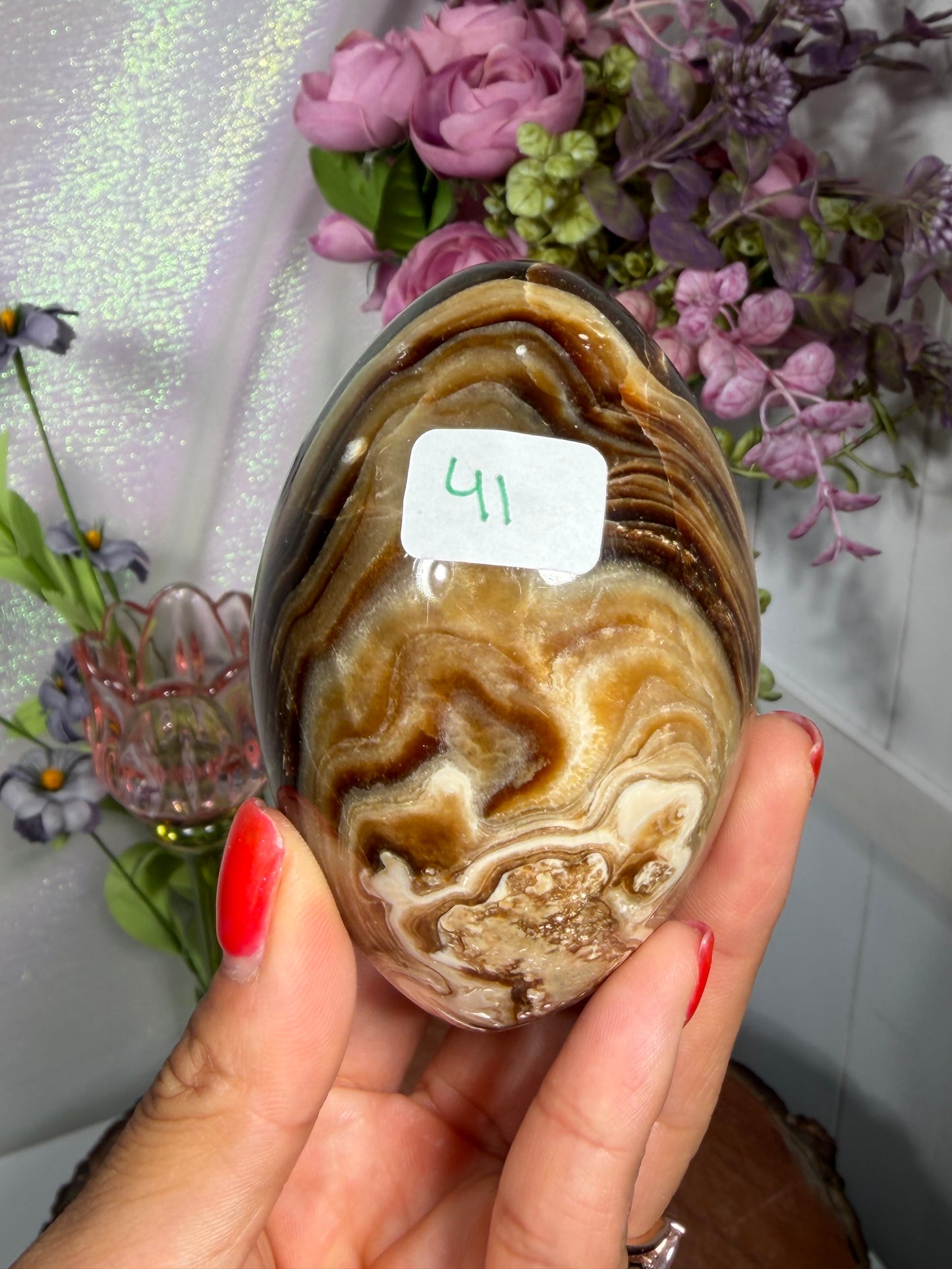 Chocolate Calcite Shiva 41